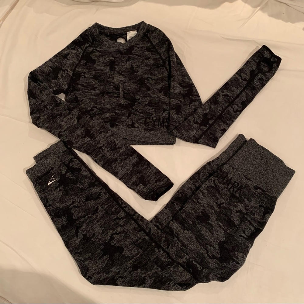 Gymshark Seamless Camo Set